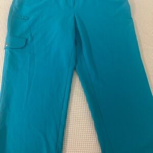 Teal Ankle-Length Women's Pants